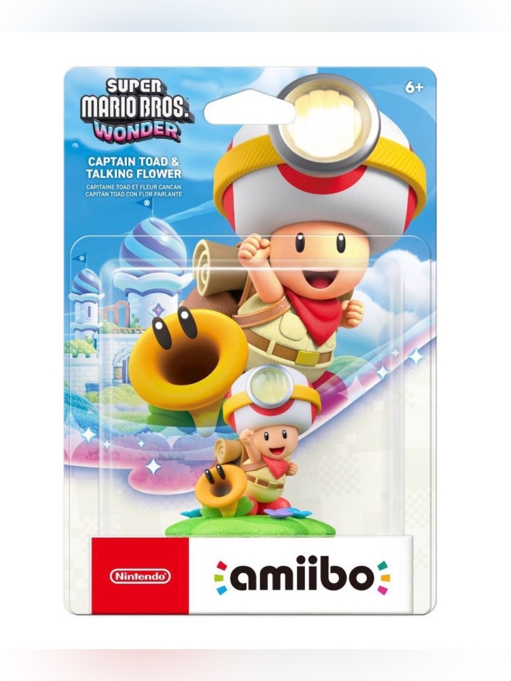 Nintendo Amiibo Super Mario Bros. Wonder Captain Toad & Talking Flower Brand New